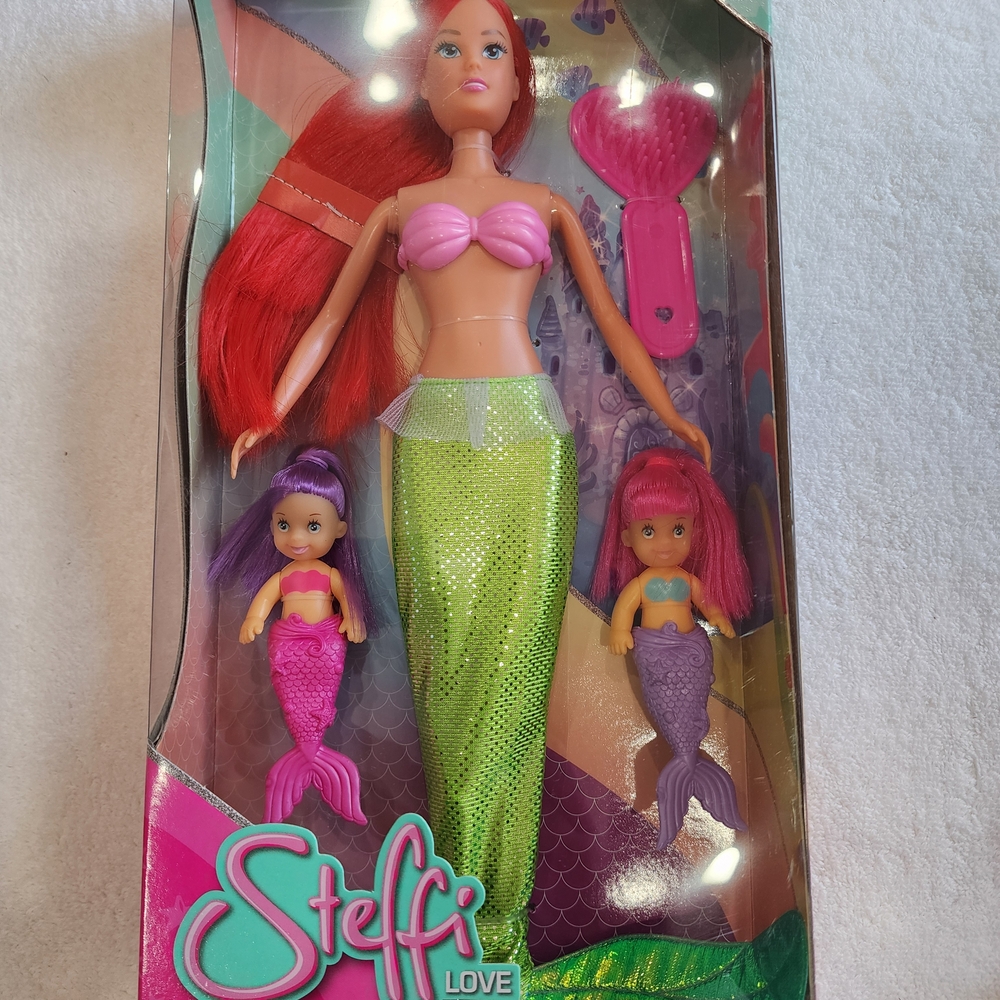 Simba Steffi Love Pixie Lott Magical Mermaid Dolls - 29cm Fashion Doll with Babi